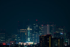 I tried to shoot the Shinjuku skyscrapers from Bunkyo Civic Center