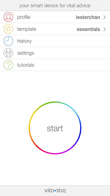 Vitastiq iOS App - Home