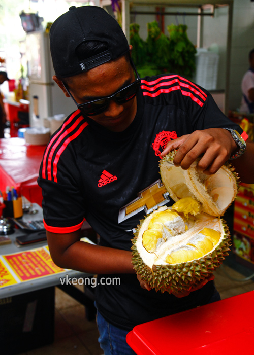 Showing Thai Durian for Cendol