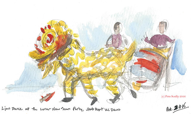 Lion Dance for Lunar New Year