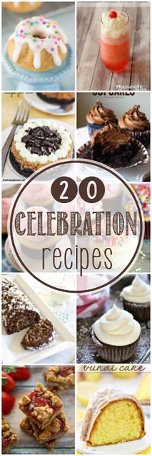20 Recipes Perfect for Celebrations Collage.
