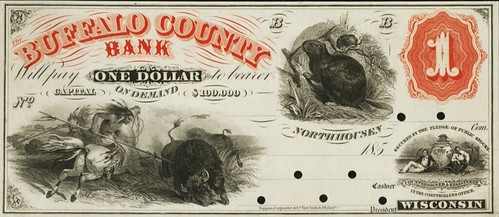 Northhousen, WI - Buffalo County Bank $1