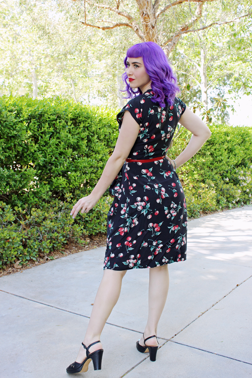Trashy Diva Sadie Dress in Cherries Print