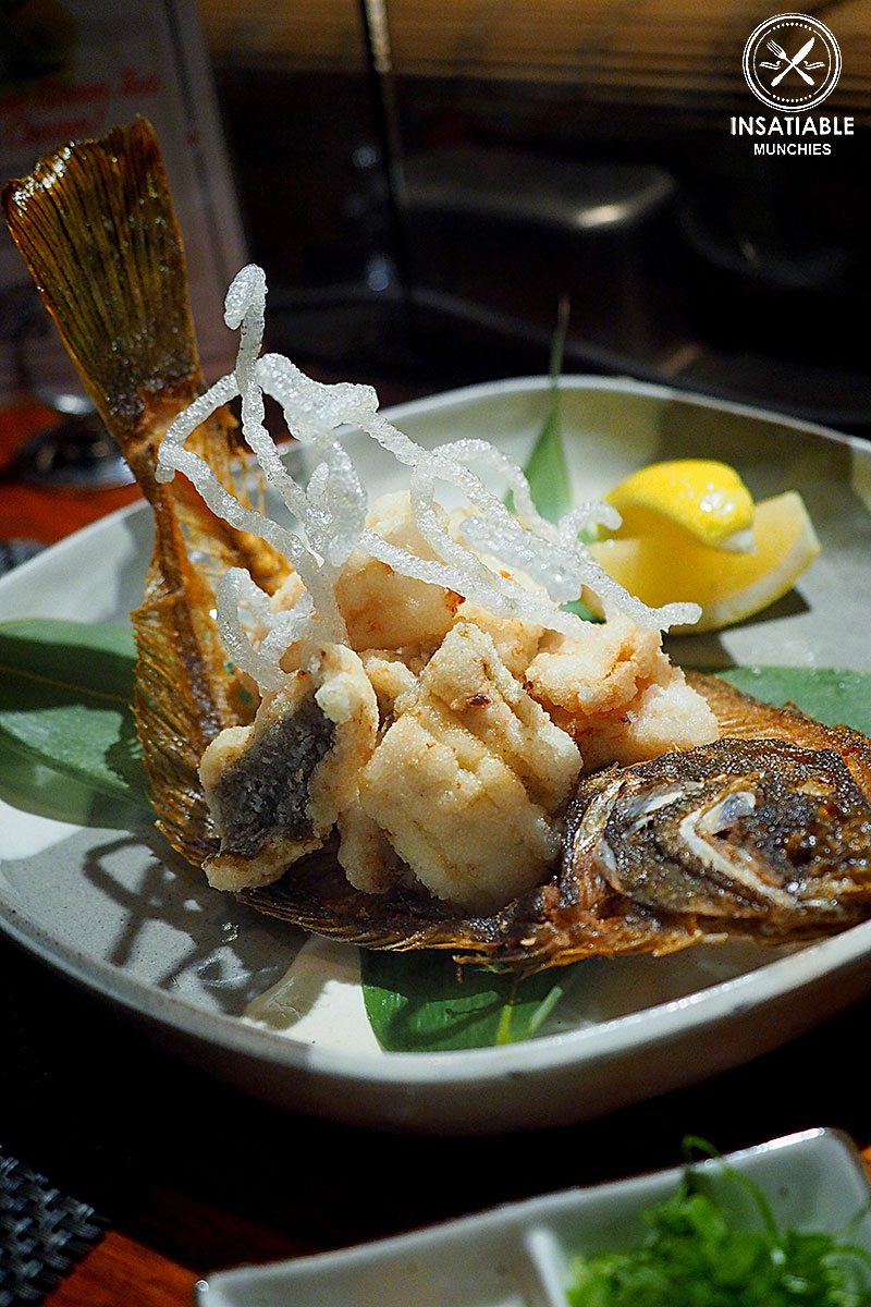 Deep fried flounder, $28: Busshari, Potts Point. Sydney Food Blog Review