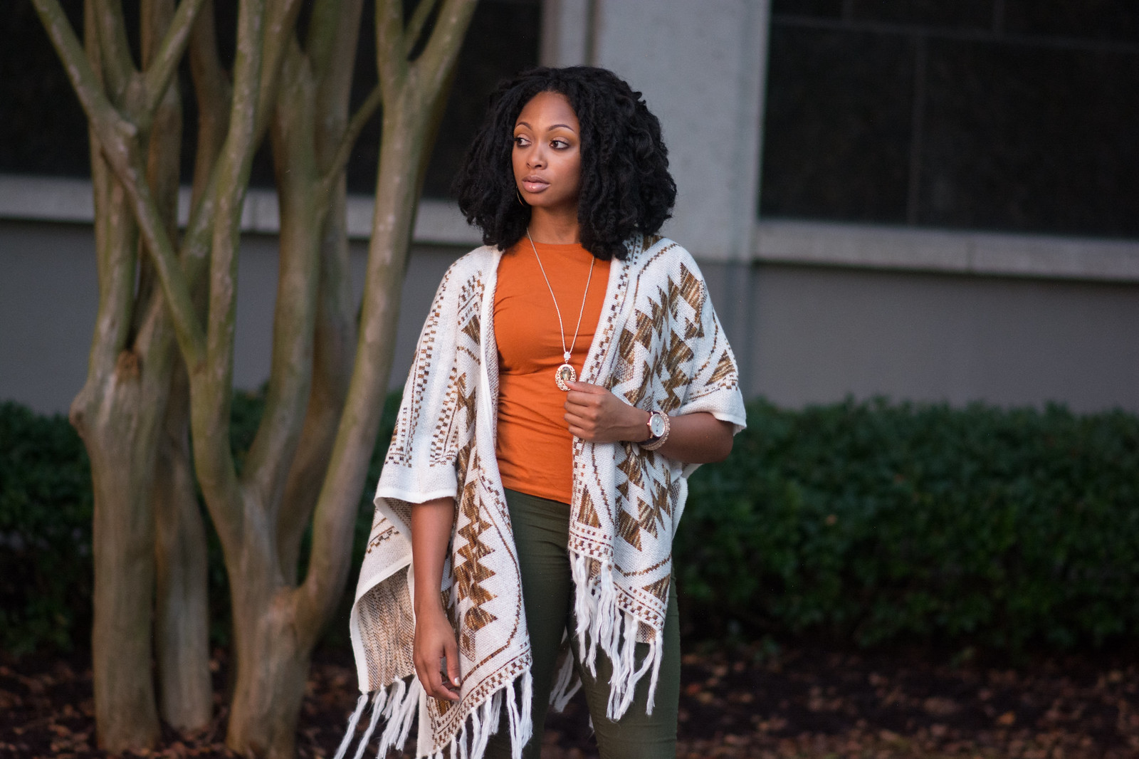 how to style a batwing fringe cardigan