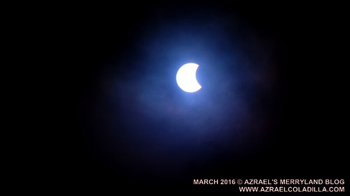 Partial solar eclipse March 9 2016 Philippines