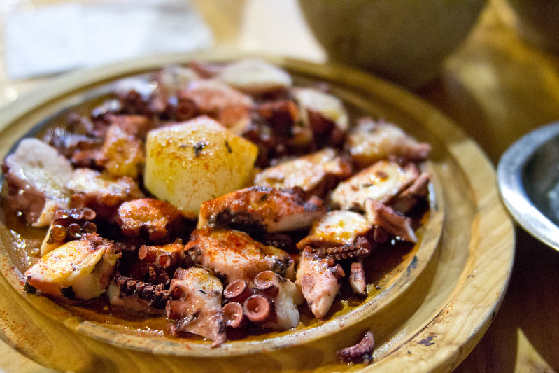 Galician Style Octopus in Madrid
