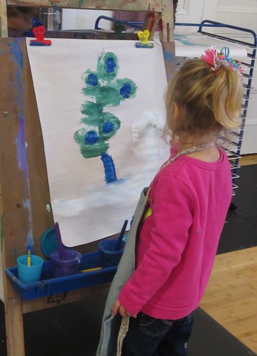 painting a tree