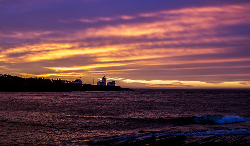 sea sky lighthouse purple langesund