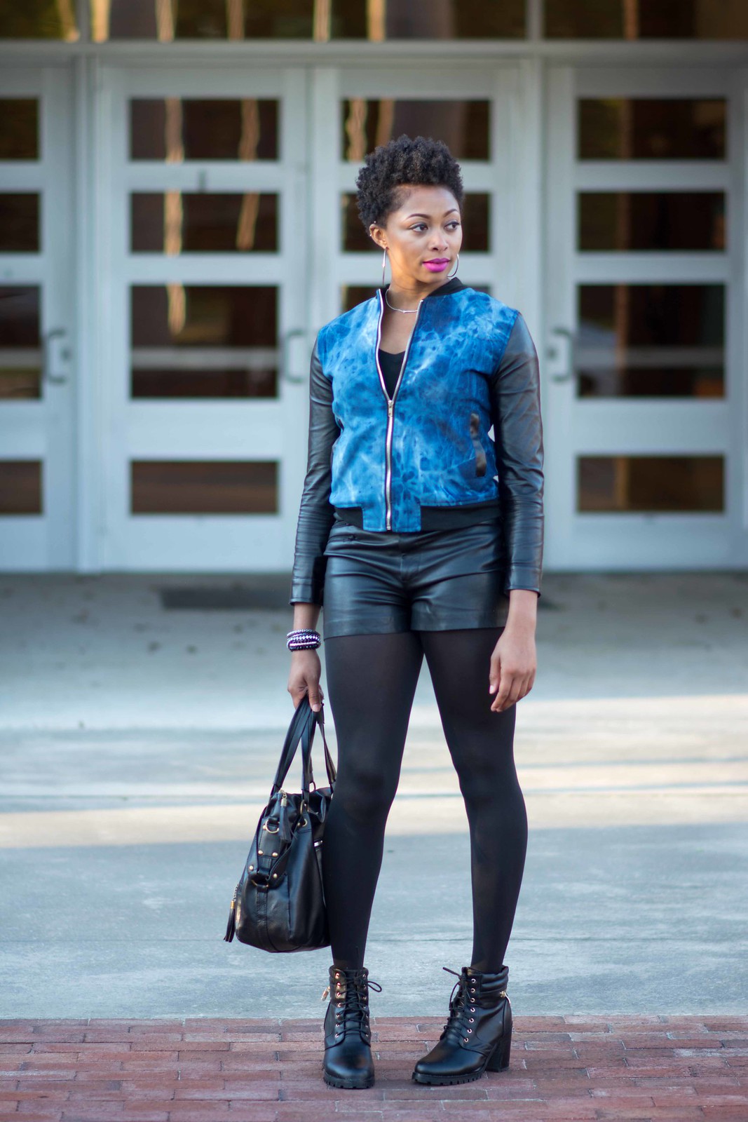 romwe bomber jacket, louisiana fashion blogger