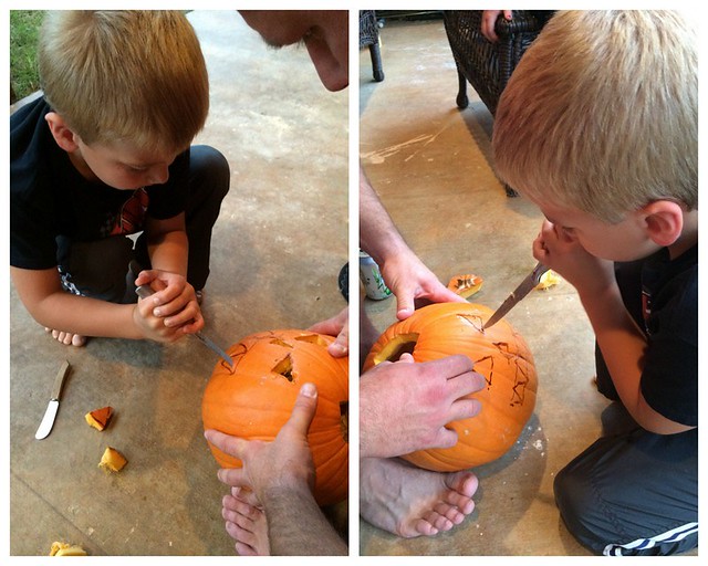 Carve Pumpkins School Halloween Party3