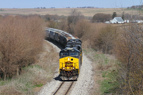 railroad train iowa farmland atlantic ia locomotive curve ge freighttrain 511 iais iowainterstate es44ac cbbi