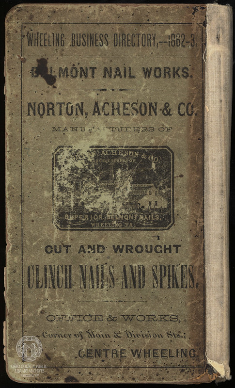 Belmont Nail Works Advertisement, 1862