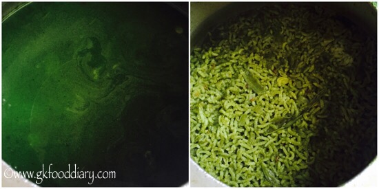 Spinach Khichdi Recipe for Babies, Toddlers and Kids - step 7