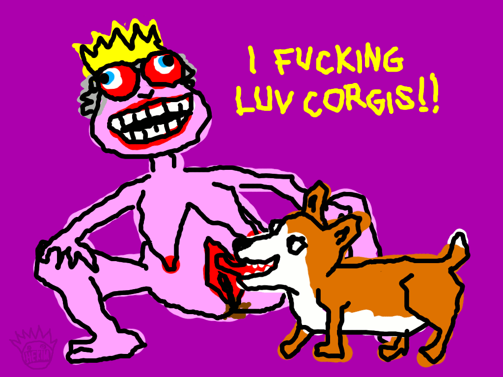 Queen fucking luvs corgis!! b3ta