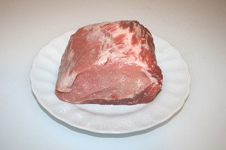 01 - Zutat Schweinelachsbraten / Ingredient pork loin