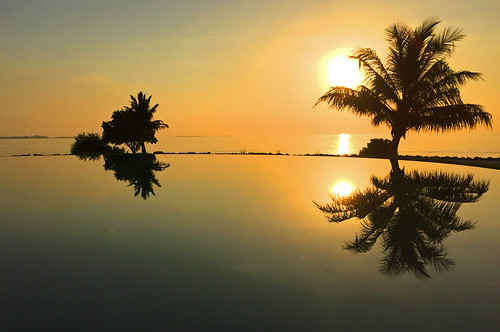 ocean sunset pool south palm maldives lux tropics ari atoll