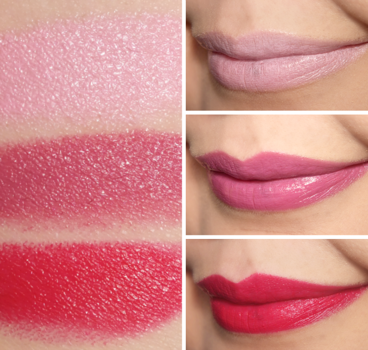 essence long lasting lipstick get the look, wear berries!, and blush my lips (2)