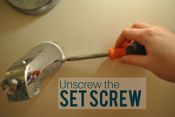 Unscrew-set-screw