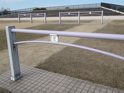 京都競馬場の柵の文様