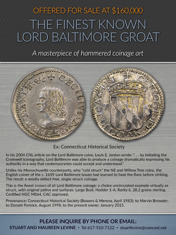Levine Ad 2016-02-07 Lord Baltimore Groat