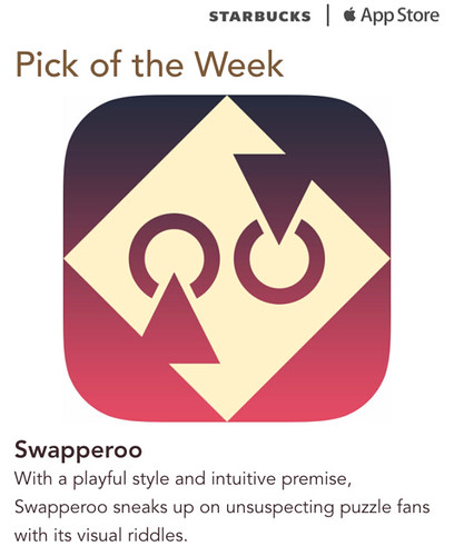 Starbucks iTunes Pick of the Week - Swapperoo