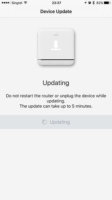 tado iOS App - Device Update