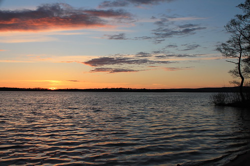sunset skåne sweden solnedgång blogg ivösjön