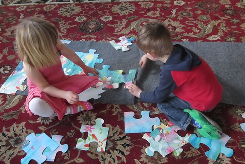 fairy puzzle assembling team