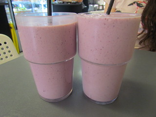 Berry Milkshake and Berry Smoothie at Pearfect Pantry