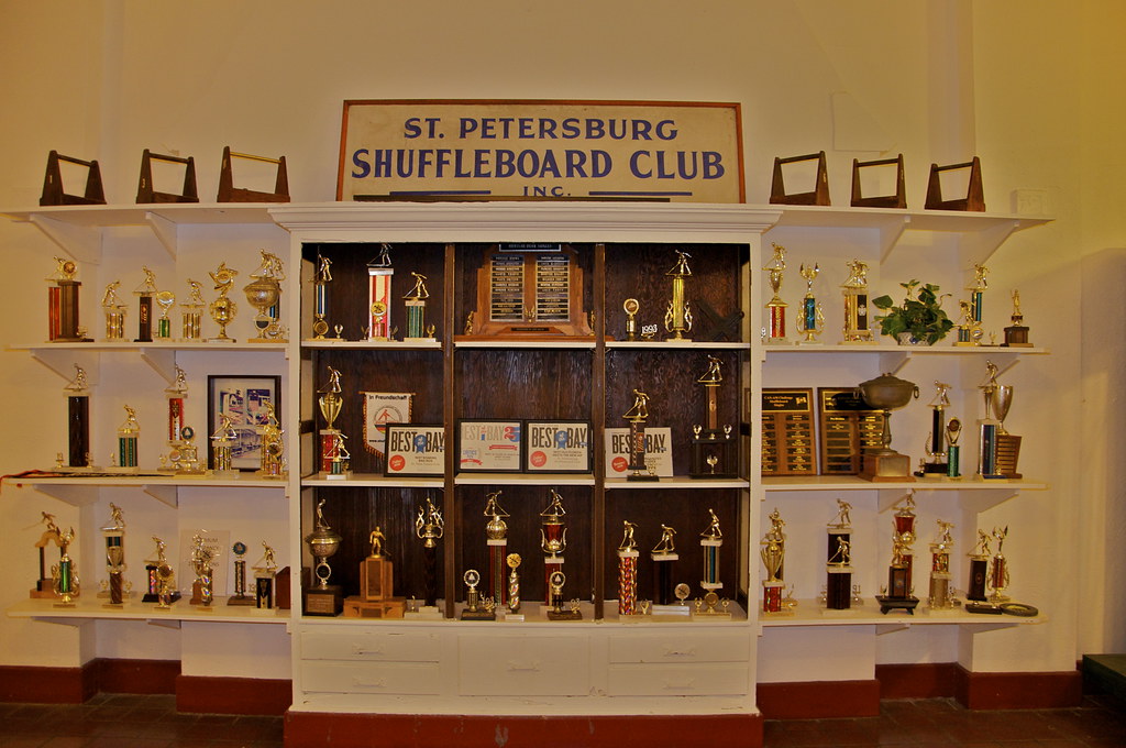 St. Pete Shuffleboard Club Saint Petersburg Florida Retro Roadmap