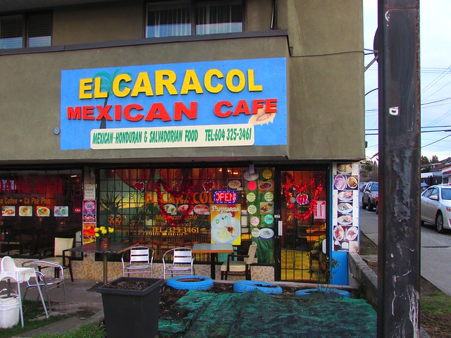 Restaurant Review: El Caracol Cafe on Victoria Drive, Vancouver