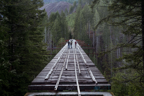 wood railroad bridge forest washington track hipster vancecreekviaductbridge
