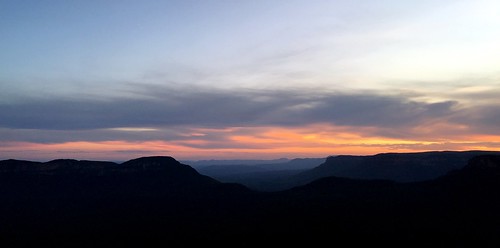 sunset landscape scenery sydney australia bluemountains katoomba iphone peterch51