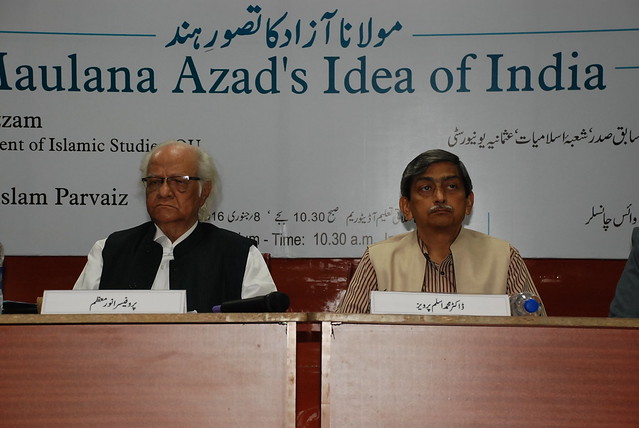 Prof. Anwar Moazzam and Dr. Mohammad Aslam Parvaiz on occasion of Foundation Day Lecture.