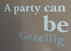 A party can be Gezellig