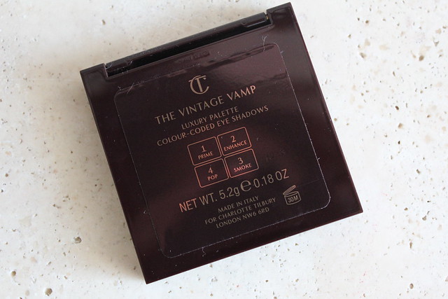 charlotte tilbury vintage vamp palette review and swatch