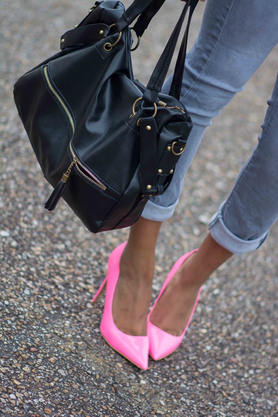 pink patent leather pumps gojane heels