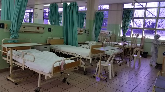 Crammed ward at Penang General Hospital - April 2016.