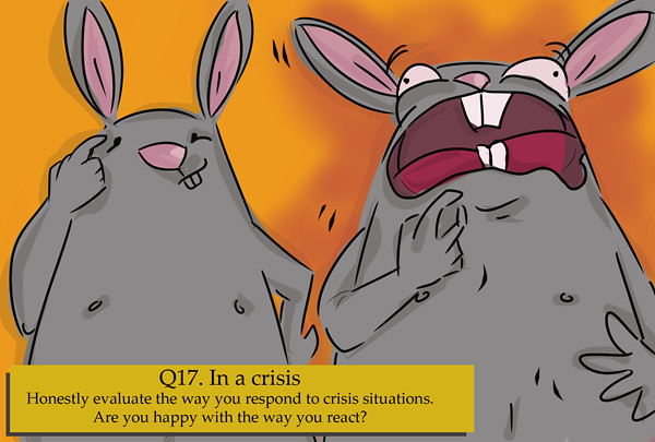 How do you react in a crisis?