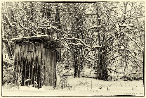 winter snow cold rural country nostalgic outhouse winterwonderland snowcovered adobelightroom nikond60 backroadphotography silverefexpro2