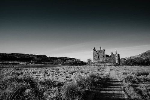 winter cold castle sunrise scotland frost mornings loch awe kilchurn kilchurncastle