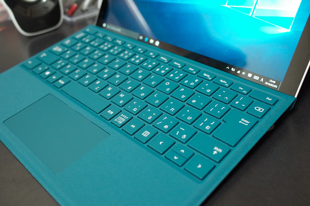 Surface Pro4(他互換性あり) タイプカバー ティールグリーン
