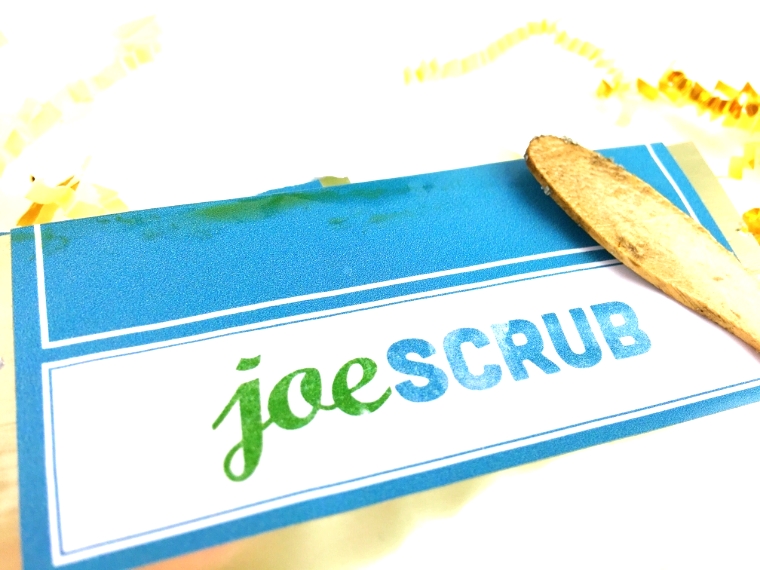 Scrub a Dub Dub: JoeScrub