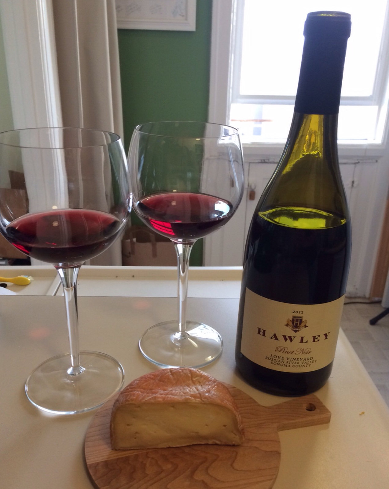 Hawley Pinot Noir and Red Hawk 1