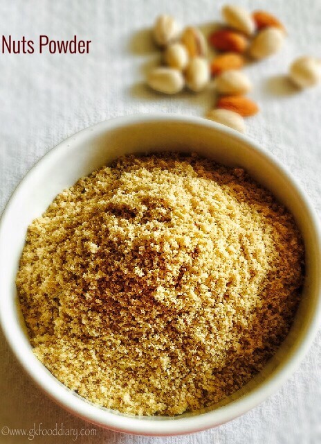 Nuts Powder Recipe for Babies, Toddlers and Kids
