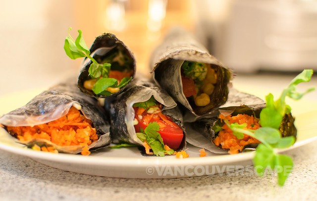 Nori Rice Paper Wraps from YUM: Plant-Based Recipes for a Gluten-Free Diet cookbook