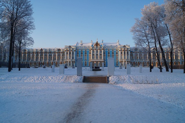 Catherine Palace in winter