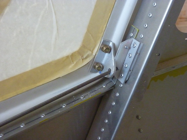 Rear latch pin installed