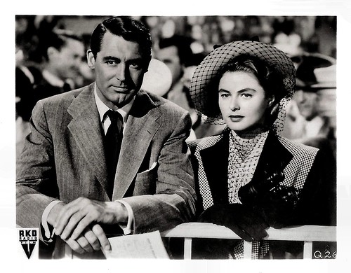 Cary Grant and Ingrid Bergman in Notorious (1946)